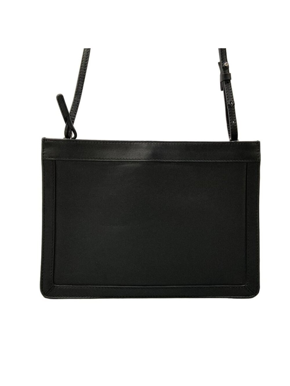 Balenciaga Shoulder Bag Navy Pochette Black Leather - Picture 3 of 15